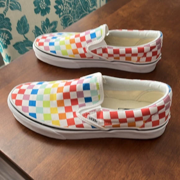 Vans Classic Slip-On Checkerboard women’s size 10 men’s 8.5 - Picture 2 of 11